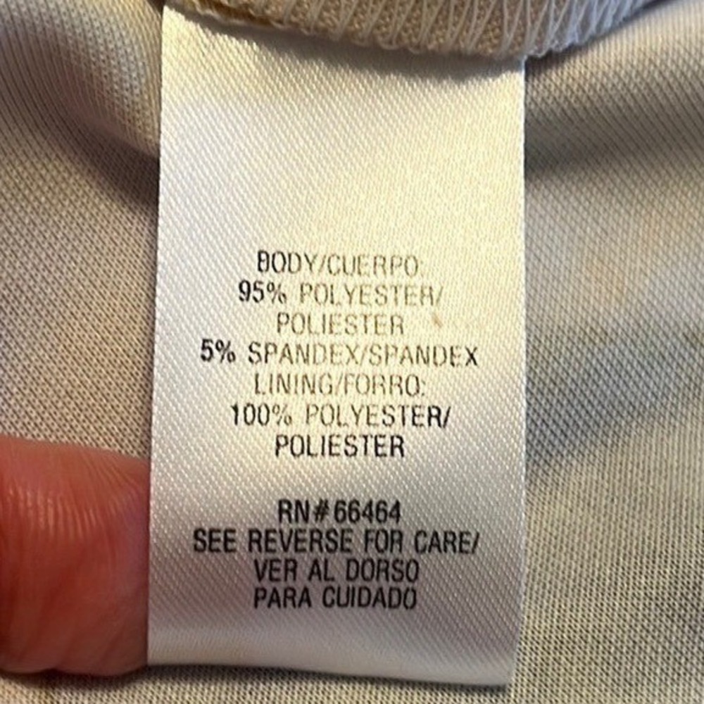 Sandra Darren Mixed Print Striped Yellow Rose Floral Fit and Flare Mini Dress - Picture 4 of 8